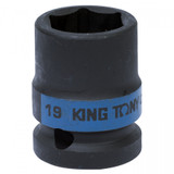 KING TONY Головка торцевая ударная шестигранная 1/2", 19 мм