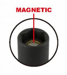 Licota Головка торцевая ударная глубокая с магнитом 1/4'' 6гр. 13мм