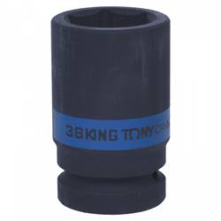 KING TONY Головка торцевая ударная глубокая шестигранная 1", 38 мм