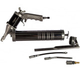 FORCE Шприц для смазки пневматический с ручкой подкачки 500 мл, 380 мм
