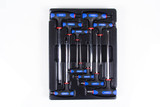 Licota Набор ключей Т-образных шестгранных H2-H12 с пластиковой рукояткой, 10 предметов, в ложементе