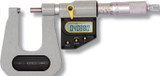 ASIMETO Микрометр для измерения листового металла цифровой IP65 0,001 мм, 25-50 мм, H=50мм, тип B