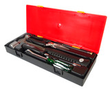 JTC Набор инструментов 5 предметов слесарно-монтажный (молоток,ножницы,отвертка) в кейсе