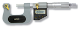 ASIMETO Микрометр для измерения резьбы в наборе со сменными губками цифровой IP65 0,001 мм, 0-25 мм