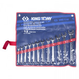 KING TONY Набор комбинированных ключей, 8-22 мм, 12 предметов