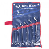 KING TONY Набор накидных ключей, 6-17 мм, 6 предметов