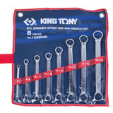 KING TONY Набор накидных ключей, 6-22 мм 8 предметов