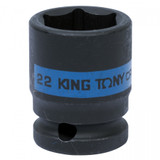 KING TONY Головка торцевая ударная шестигранная 1/2", 22 мм