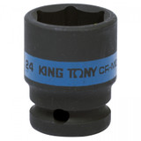 KING TONY Головка торцевая ударная шестигранная 1/2", 24 мм