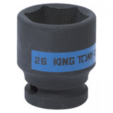 KING TONY Головка торцевая ударная шестигранная 1/2", 26 мм