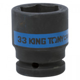 KING TONY Головка торцевая ударная шестигранная 3/4", 33 мм
