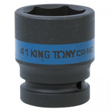 KING TONY Головка торцевая ударная шестигранная 1", 41 мм