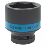 KING TONY Головка торцевая ударная шестигранная 1", 55 мм