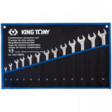 KING TONY Набор комбинированных ключей, 6-24 мм, чехол из теторона, 13 предметов