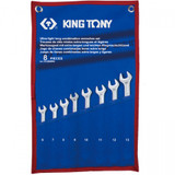 KING TONY Набор комбинированных удлиненных ключей, 6-13 мм, чехол из теторона, 8 предметов 12C8MRN