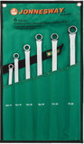 JONNESWAY Набор ключей гаечных накидных удлиненный CrMo в сумке, 10-24 мм, 6 предметов