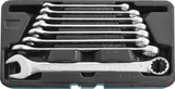 JONNESWAY Набор ключей гаечных комбинированных с профилем SUPER TECH в кейсе, 8-19 мм, 8 предметов