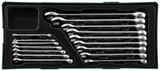 JONNESWAY Набор ключей гаечных комбинированных в ложементе, 6-24 мм, 16 предметов