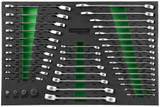 JONNESWAY Набор ключей гаечных и адаптеров в EVA ложементе 560х400 мм, 39 предметов W106246139SV