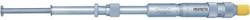 ASIMETO Микрометр для измерения внутренних канавок 0,01 мм, 13 мм, 50-75 мм, с двунаправленной трещо