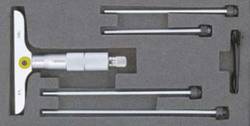 ASIMETO Глубиномер микрометрический 0,01 мм, 0—100 мм, база 101,5 мм