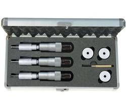 ASIMETO Набор нутромеров микрометрических трехточечных 0,001 мм, 6-12 мм, 3 предмета