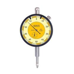 ASIMETO Индикатор часового типа 0,01 мм, 0 - 10 мм, шкала 0-100, 3/8"