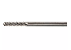 GARWIN Борфреза цилиндрическая с закругленным концом 3x14x38 мм, VHM, DM, форма C