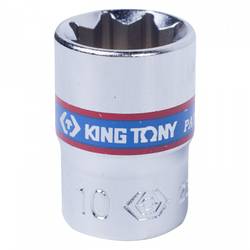 KING TONY Головка торцевая восьмигранная 1/4", 10 мм
