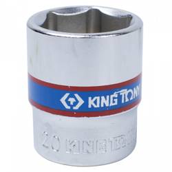 KING TONY Головка торцевая стандартная шестигранная 3/8", 20 мм