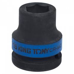 KING TONY Головка торцевая ударная шестигранная 3/4", 19 мм