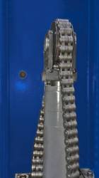 KraftWell Подъемник двухстоечный г/п 4000 кг, 380В, электрогидравлический, цвет синий