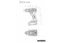 Metabo Аккумуляторная дрель-шуруповерт BS 18 L BL Акк.шпв.2х2.0 Lilon, кейс