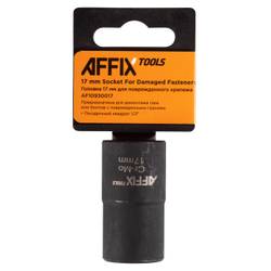AFFIX Головка для поврежденного крепежа 1/2", 17 мм